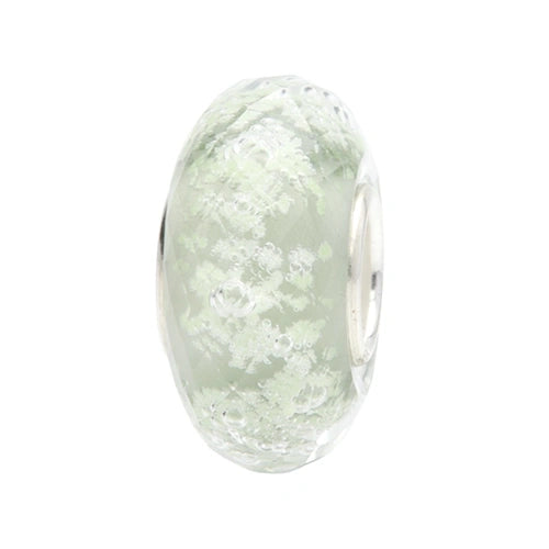Ogerbeads Iron Tiny Moonlight Fragments glow-in-the-dark; grey glass Spacer by The Alternative Bead. Your official Ogerbeads Retailer from Germany