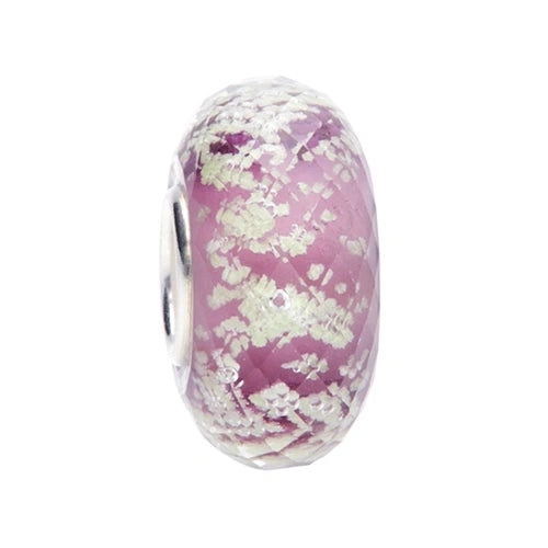 Ogerbeads Byzantium Tiny Moonlight Fragments glow-in-the-dark; pink glass Spacer by The Alternative Bead. Your official Ogerbeads Retailer from Germany