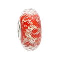Ogerbeads Scarlet Tiny Moonlight Fragments glow-in-the-dark; red glass Spacer by The Alternative Bead. Your official Ogerbeads Retailer from Germany