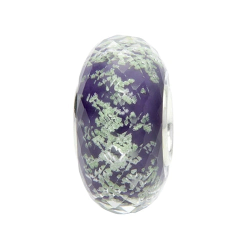 Ogerbeads Midnight Tiny Moonlight Fragments glow-in-the-dark; purple glass Spacer by The Alternative Bead. Your official Ogerbeads Retailer from Germany
