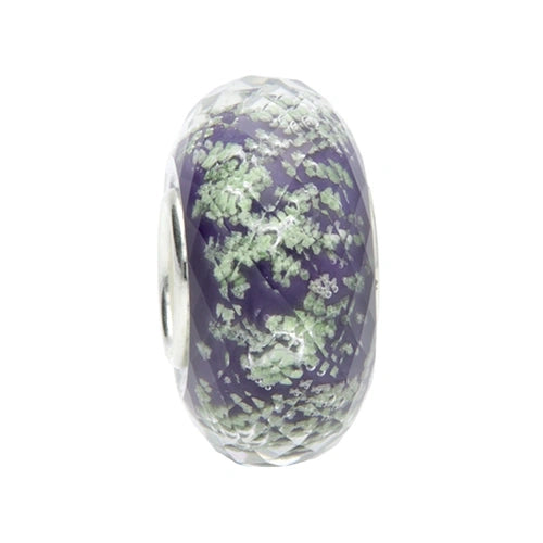 Ogerbeads Midnight Tiny Moonlight Fragments glow-in-the-dark; purple glass Spacer by The Alternative Bead. Your official Ogerbeads Retailer from Germany