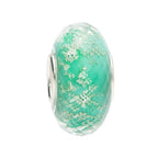 Ogerbeads Pacific Tiny Moonlight Fragments glow-in-the-dark; blue glass Spacer by The Alternative Bead. Your official Ogerbeads Retailer from Germany