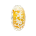 Ogerbeads Amber Sunrise Tiny Moonlight Fragments glow-in-the-dark; yellow glass Spacer by The Alternative Bead. Your official Ogerbeads Retailer from Germany