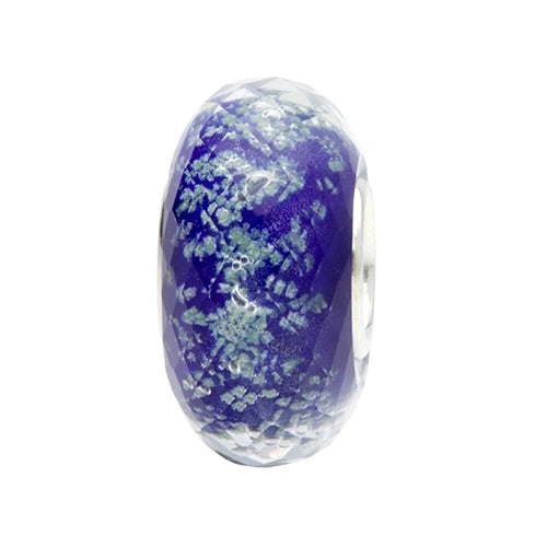 Ogerbeads Delft Blue Tiny Moonlight Fragments glow-in-the-dark; blue glass Spacer by The Alternative Bead. Your official Ogerbeads Retailer from Germany