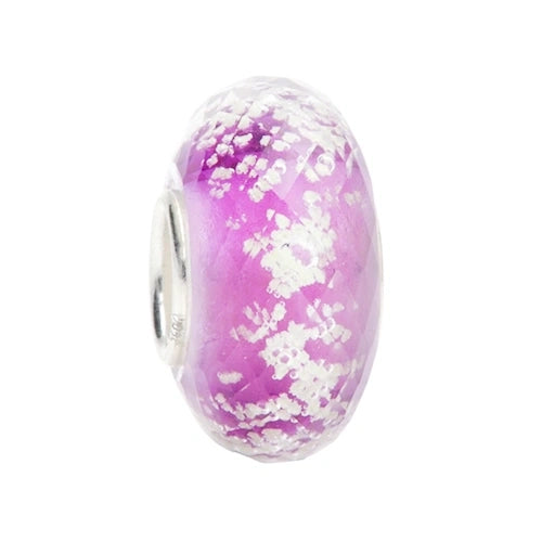 Ogerbeads Violetta Tiny Moonlight Fragments glow-in-the-dark; purple glass Spacer by The Alternative Bead. Your official Ogerbeads Retailer from Germany