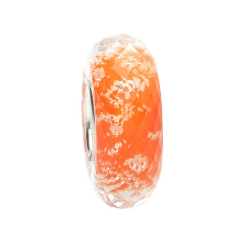 Ogerbeads Tangerine Slim Tiny Moonlight Fragments glow-in-the-dark; orange glass Spacer by The Alternative Bead. Your official Ogerbeads Retailer from Germany