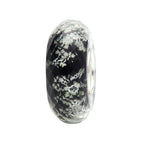 Ogerbeads Black Slim Tiny Moonlight Fragments glow-in-the-dark; black glass Spacer by The Alternative Bead. Your official Ogerbeads Retailer from Germany