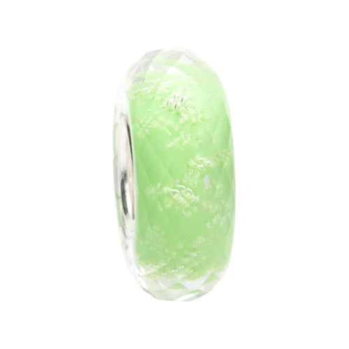 Ogerbeads Poison Apple Slim Tiny Moonlight Fragments glow-in-the-dark; green glass Spacer by The Alternative Bead. Your official Ogerbeads Retailer from Germany