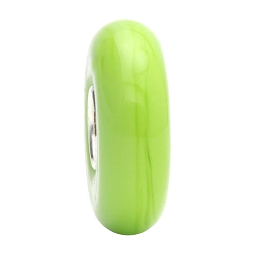 Ogerbeads Apple Slim Elemental green glass Spacer by The Alternative Bead. Your official Ogerbeads Retailer from Germany