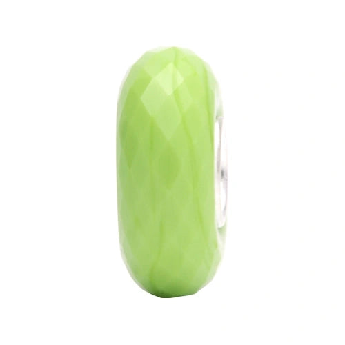 Ogerbeads Apple Slim Tiny Elemental Fragments green glass Spacer by The Alternative Bead. Your official Ogerbeads Retailer from Germany