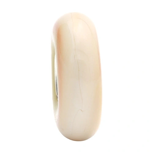 Ogerbeads Lemon Cream Slim Elemental beige glass Spacer by The Alternative Bead. Your official Ogerbeads Retailer from Germany