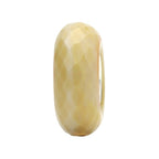 Ogerbeads Lemon Cream Slim Tiny Elemental Fragments beige glass Spacer by The Alternative Bead. Your official Ogerbeads Retailer from Germany