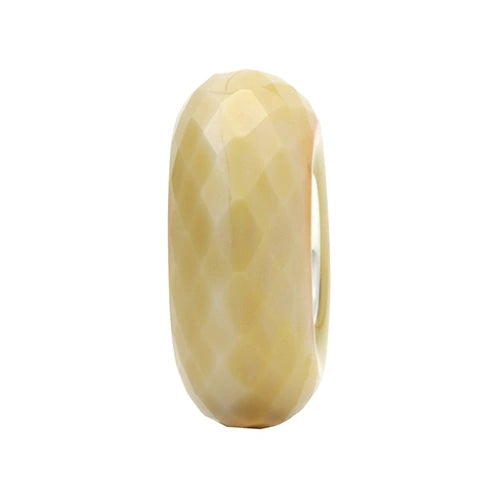 Ogerbeads Lemon Cream Slim Tiny Elemental Fragments beige glass Spacer by The Alternative Bead. Your official Ogerbeads Retailer from Germany