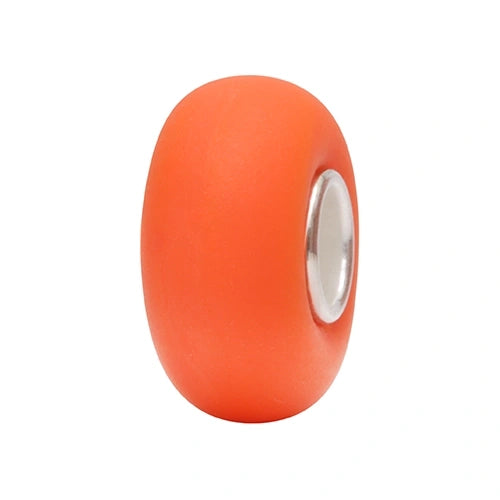 Ogerbeads Tangerine Tiny Mist Elemental orange glass Bead by The Alternative Bead. Your official Ogerbeads Retailer from Germany