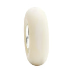Ogerbeads Lemon Cream Slim Mist Elemental gray glass Bead by The Alternative Bead. Your official Ogerbeads Retailer from Germany