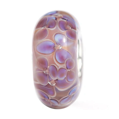 Ogerbeads Dreamy Lavender Flowers blue glass Bead by The Alternative Bead. Your official Ogerbeads Retailer from Germany