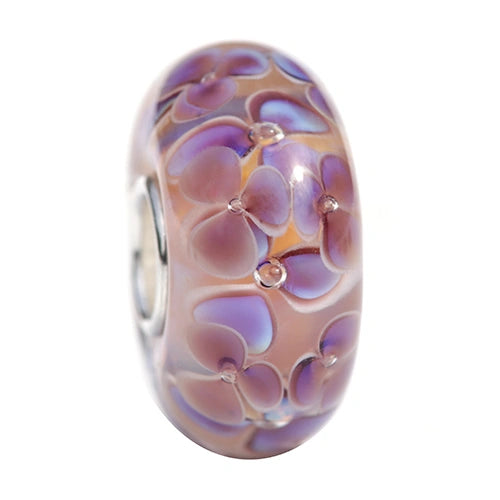 Ogerbeads Dreamy Lavender Flowers blue glass Bead by The Alternative Bead. Your official Ogerbeads Retailer from Germany