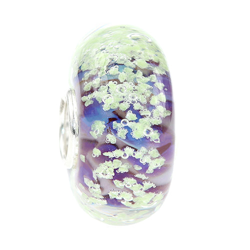 Ogerbeads Starshine Moonlight purple glass Bead by The Alternative Bead. Your official Ogerbeads Retailer from Germany