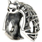 Ogerbeads Mr. Spiderbat – Glass Bead Excluded silver sterling-silver Bead by The Alternative Bead. Your official Ogerbeads Retailer from Germany