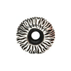 Ogerbeads Ruffled Stopper silver sterling-silver Stopper by The Alternative Bead. Your official Ogerbeads Retailer from Germany