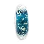 Ogerbeads Sacramento Slim Moonlight Fragments blue and glow-in-the-dark glass Spacer by The Alternative Bead. Your official Ogerbeads Retailer from Germany