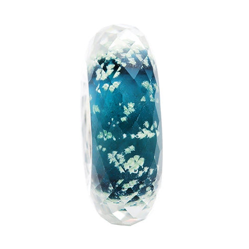 Ogerbeads Sacramento Slim Moonlight Fragments blue and glow-in-the-dark glass Spacer by The Alternative Bead. Your official Ogerbeads Retailer from Germany
