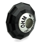 OHM Beads OROQ NO. 6 Hello Darkness  sterling-silver Bead The Alternative Bead