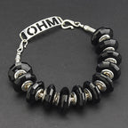 OHM Beads OROQ NO. 6 Hello Darkness  sterling-silver Bead The Alternative Bead