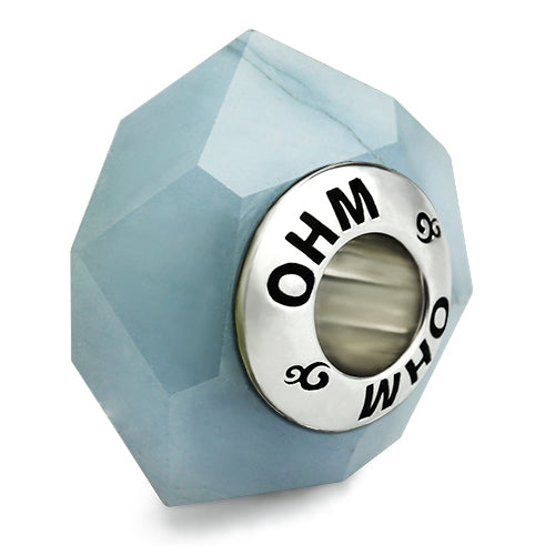 OHM Beads OROQ NO. 8 Serenity Please  sterling-silver Bead The Alternative Bead