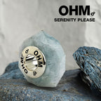 OHM Beads OROQ NO. 8 Serenity Please  sterling-silver Bead The Alternative Bead