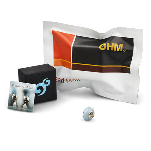 OHM Beads OROQ NO. 8 Serenity Please  sterling-silver Bead The Alternative Bead