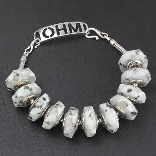 OHM Beads Zephyr's Whisper (Kiwi Jasper) (ORK044) green natural-stone Bead The Alternative Bead