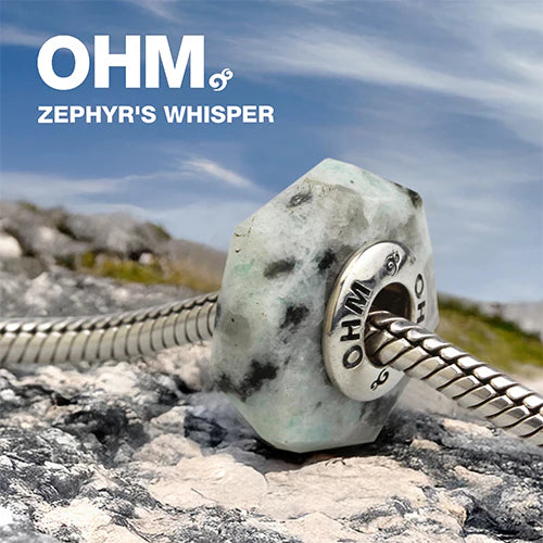 OHM Beads Zephyr's Whisper (Kiwi Jasper) (ORK044) green natural-stone Bead The Alternative Bead
