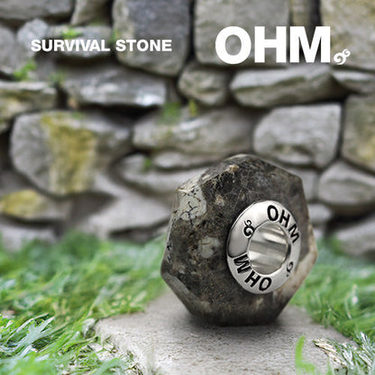  OHM Beads Survival Stone Bead by The Alternative Bead 