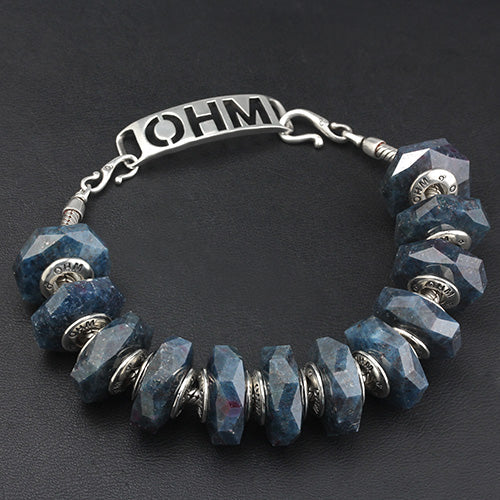 OHM Beads Mystic Muse (Ruby Kiyanite) (ORK049) black natural-stone Bead The Alternative Bead