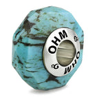 OHM Beads Joyful Sky blue natural-stone Bead by The Alternative Bead. Your official OHM Beads Retailer from Germany