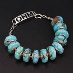 OHM Beads Joyful Sky blue natural-stone Bead by The Alternative Bead. Your official OHM Beads Retailer from Germany