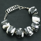 OHM Beads OROQ NO. 15 Yin Yang Yours black; white natural-stone Bead by The Alternative Bead. Your official OHM Beads Retailer from Germany