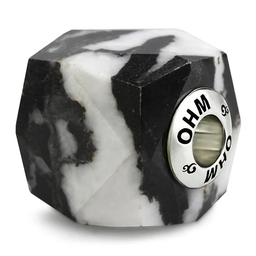 OHM Beads OROQ NO. 15 Yin Yang Yours black; white natural-stone Bead by The Alternative Bead. Your official OHM Beads Retailer from Germany