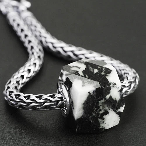 OHM Beads OROQ NO. 15 Yin Yang Yours black; white natural-stone Bead by The Alternative Bead. Your official OHM Beads Retailer from Germany