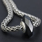 OHM Beads Midnight Mirror black natural-stone Bead by The Alternative Bead. Your official OHM Beads Retailer from Germany