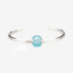 Praan Ocean Blue Studded Pin Pyramid Crystalline Charm blue glass Bead by The Alternative Bead. Your official Praan Retailer from Germany