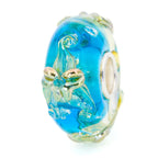 Elfbeads Ocean Gold Lilies Monroe  glass Bead by The Alternative Bead. Your official Elfbeads Retailer from Germany