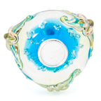 Elfbeads Ocean Gold Lilies Monroe  glass Bead by The Alternative Bead. Your official Elfbeads Retailer from Germany