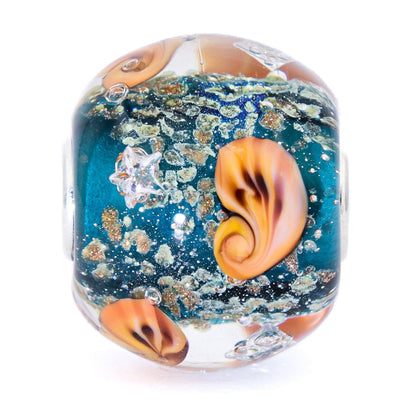  Elfbeads Ocean Seashell Shimmering World Charm by The Alternative Bead 