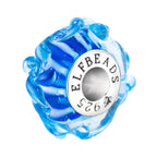 Elfbeads Ocean Wave Petals blue glass Bead by The Alternative Bead. Your official Elfbeads Retailer from Germany