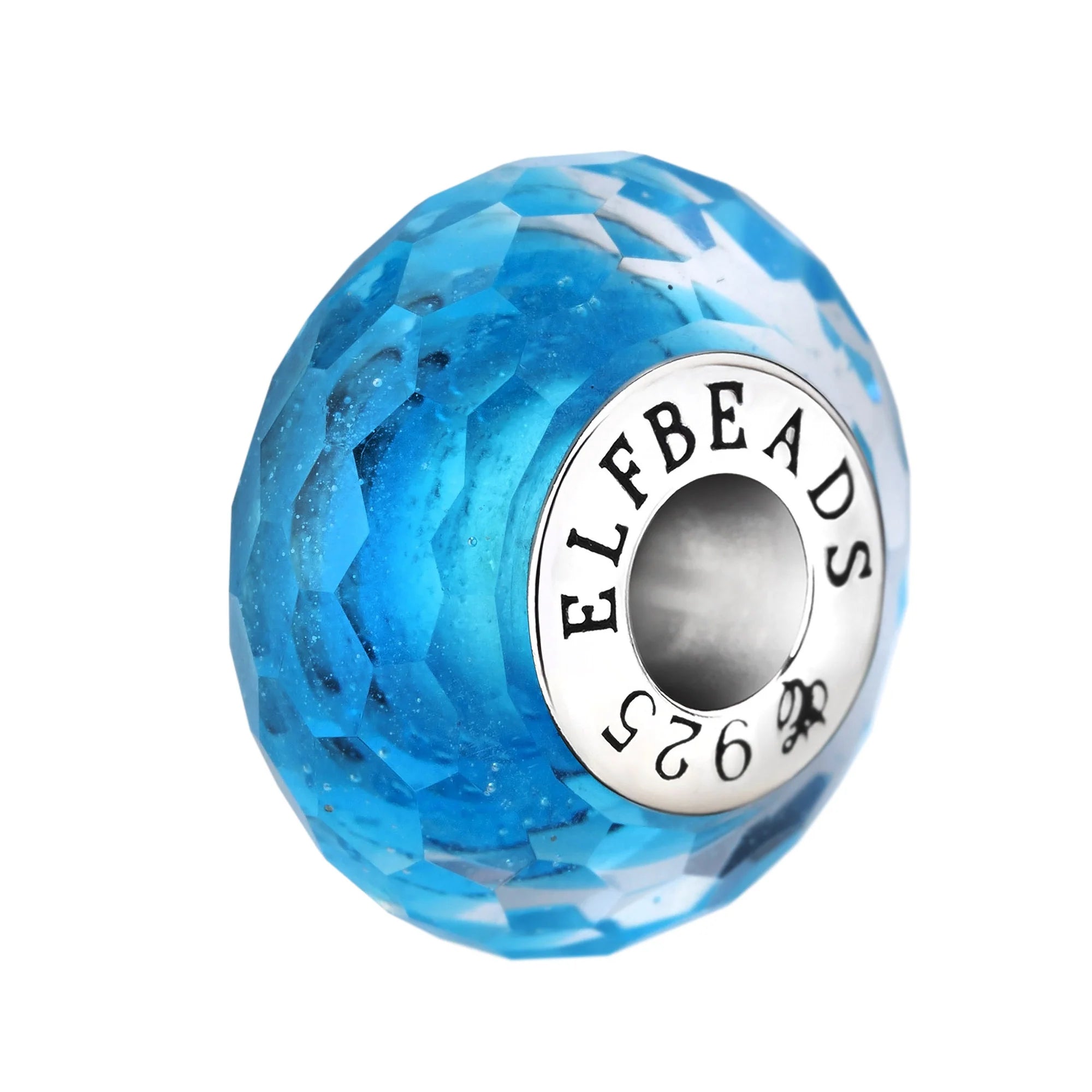 Elfbeads Ocean Blue Fractal blue glass Bead by The Alternative Bead. Your official Elfbeads Retailer from Germany