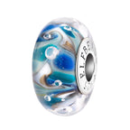 Elfbeads Ocean Current Monroe blue glass Bead by The Alternative Bead. Your official Elfbeads Retailer from Germany