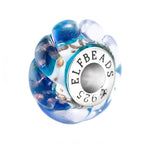 Elfbeads Ocean Dune Waves blue glass Bead by The Alternative Bead. Your official Elfbeads Retailer from Germany