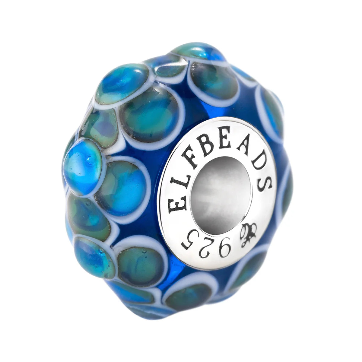 Elfbeads Ocean Eyes blue glass Bead by The Alternative Bead. Your official Elfbeads Retailer from Germany